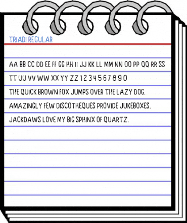 Triadi Regular Font