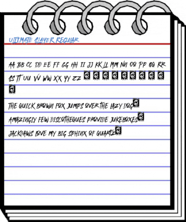 ULTIMATE SLAYER Regular Font