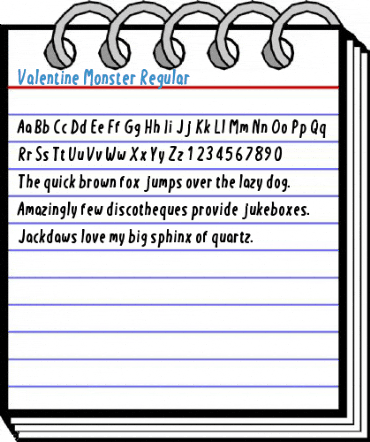 Valentine Monster Regular Font