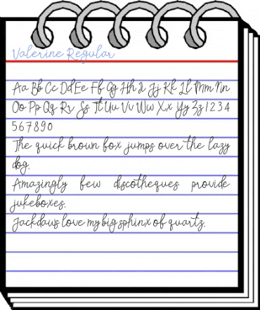 Valerine Regular Font