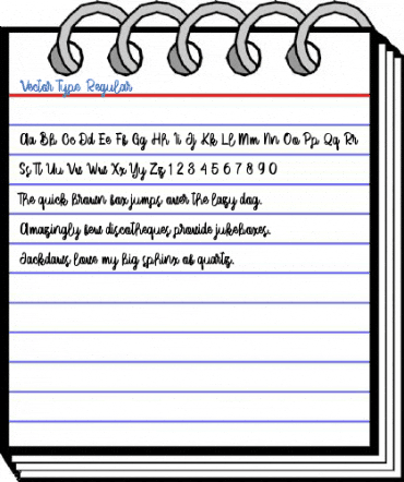 Vector Type Regular Font
