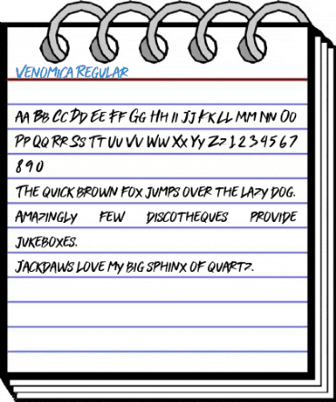 Venomica Regular Font
