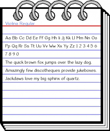 Violina Regular Font