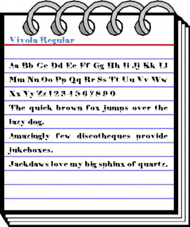 Viyola Regular Font