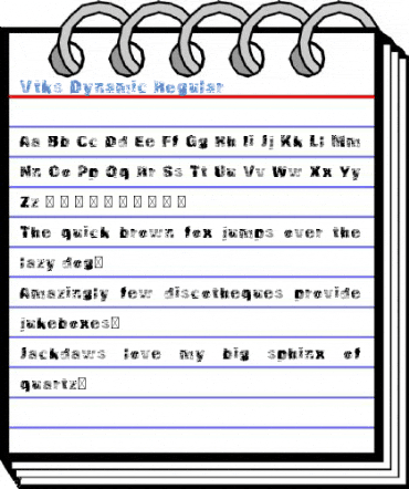 Vtks Dynamic Regular Font