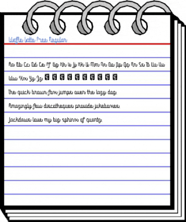 Waffle Latte Free Regular Font