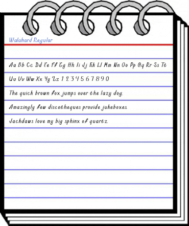 Walahard Regular Font