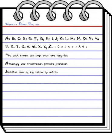 Warwick Demo Regular Font