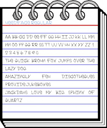 Weedface Regular Font