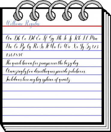 Wellcome Regular Font