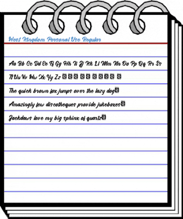 West Kingdom Personal Use Regular Font