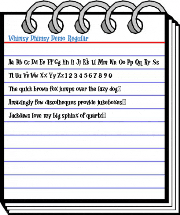 Whimsy Dhimsy Demo Regular Font