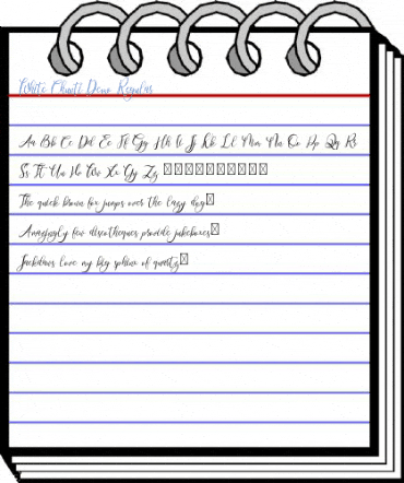 White Chunti Demo Regular Font