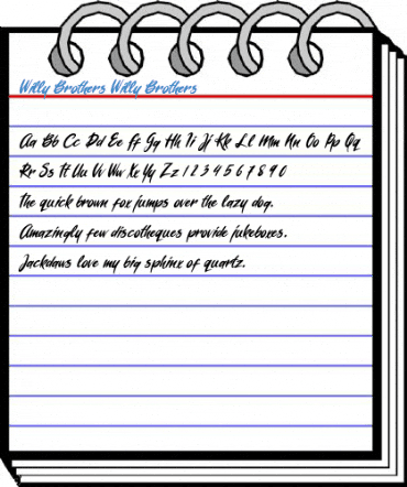 Willy Brothers Willy Brothers Font