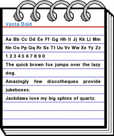 Vanta Font