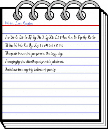 Winter Love Regular Font