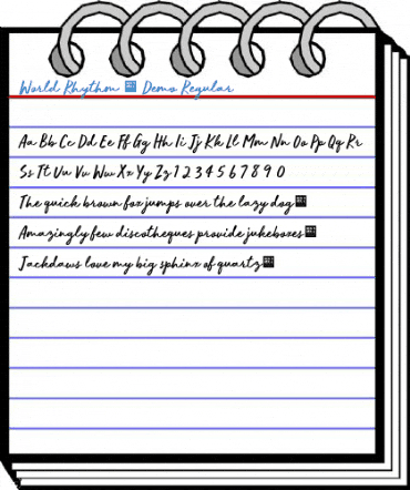 World Rhythm - Demo Regular Font
