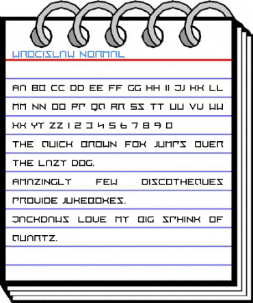 Wrocislaw Normal Font