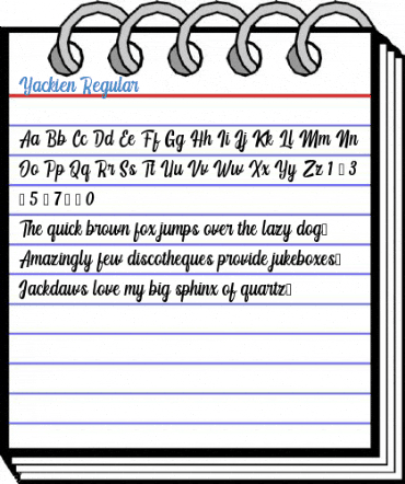 Yackien Regular Font
