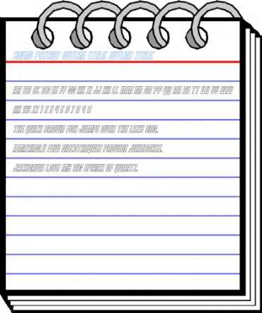 Young Patriot Outline Italic Outline Italic Font