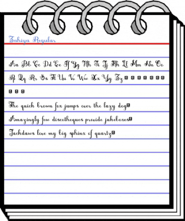 Zahiya Regular Font