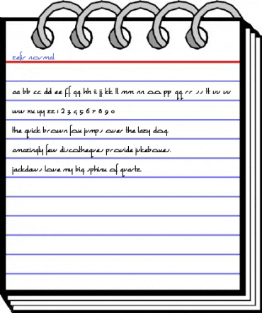 Zefir Normal Font