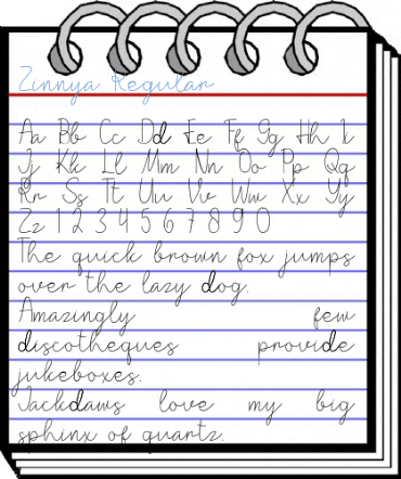 Zinnya Regular Font
