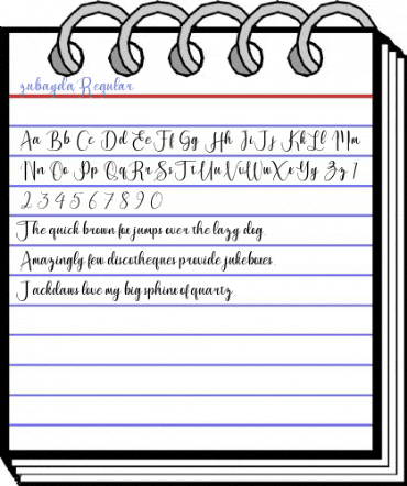 zubayda Regular Font