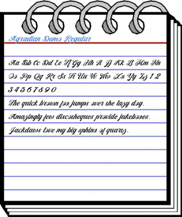 Agradian Demo Regular Font