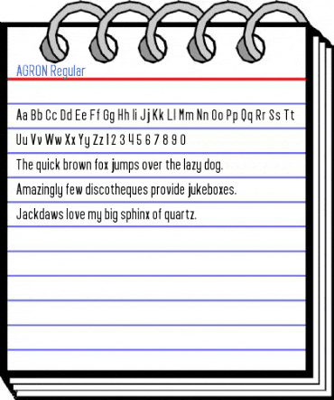 AGRON Regular Font