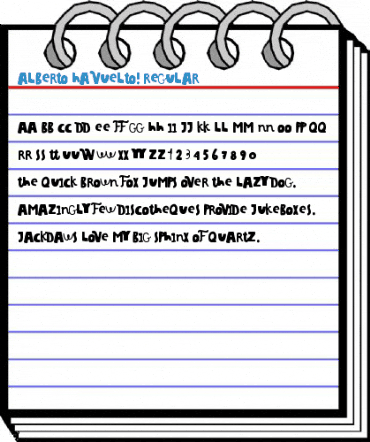 Alberto ha Vuelto! Regular Font