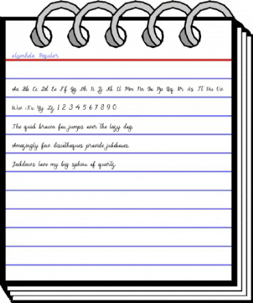 alymhela Regular Font
