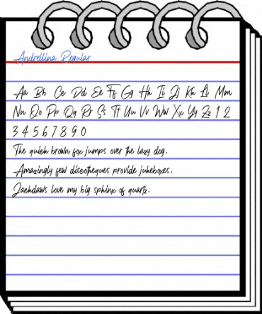 Andrellina Regular Font