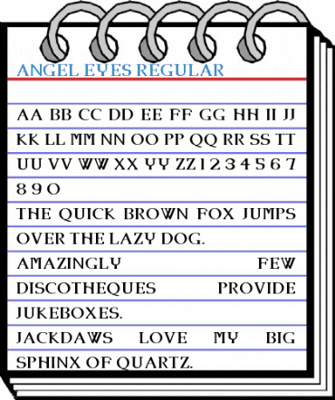 Angel Eyes Regular Font