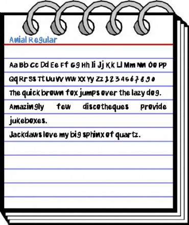 Anial Regular Font