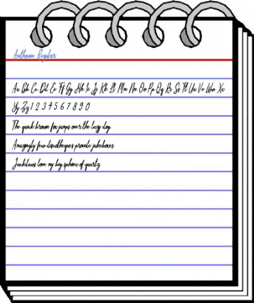 Anthoine Regular Font