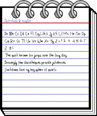 Astrokids Regular Font
