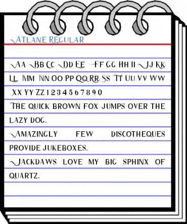 Atlane Regular Font