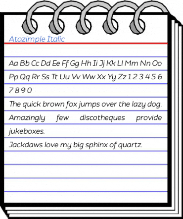 Atozimple Font