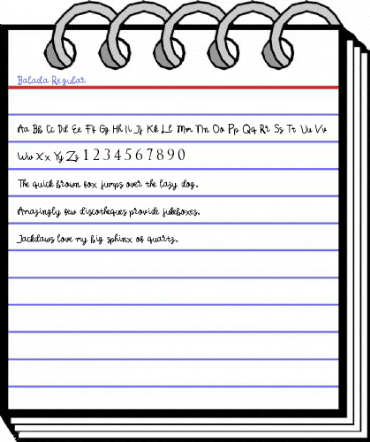 Balada Regular Font