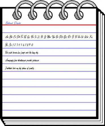 Ballmont Regular Font