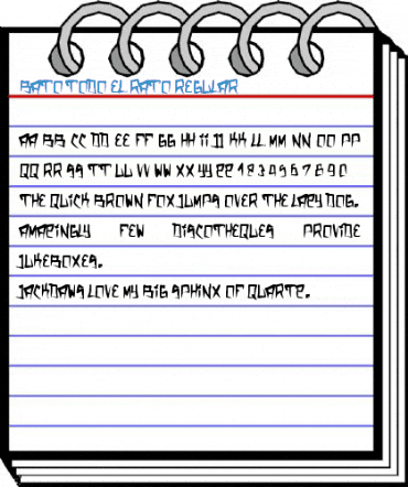 Bato todo el Rato Regular Font