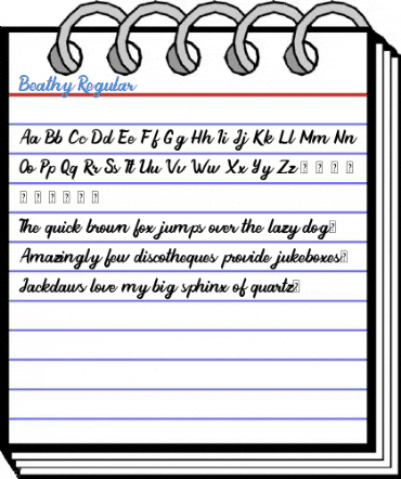 Beathy Regular Font