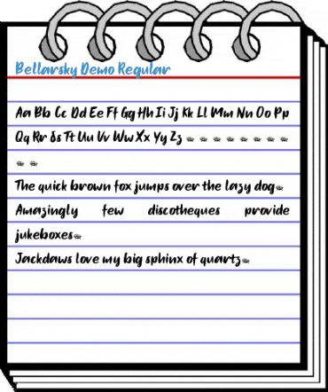 Bellarsky Demo Regular Font