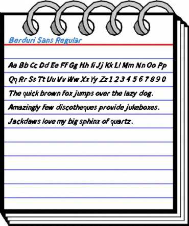 Berduri Sans Regular Font