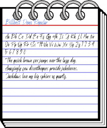 Billbest Demo Regular Font