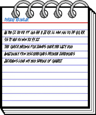 Birada! Regular Font