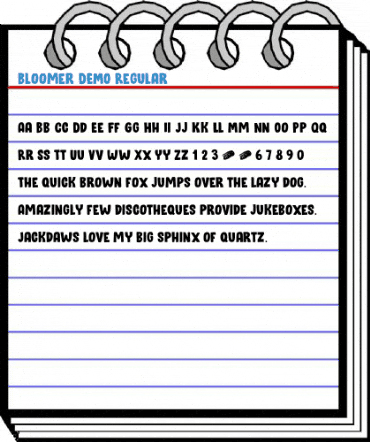 Bloomer DEMO Regular Font