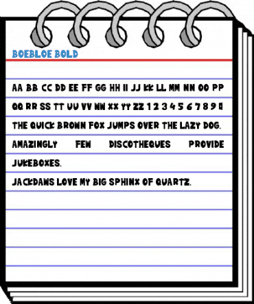 Boebloe Bold Font