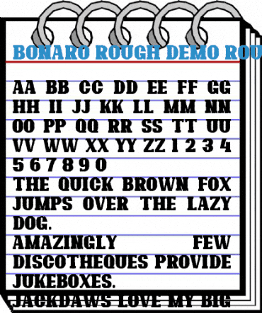 Bonaro Rough Demo Rough Font
